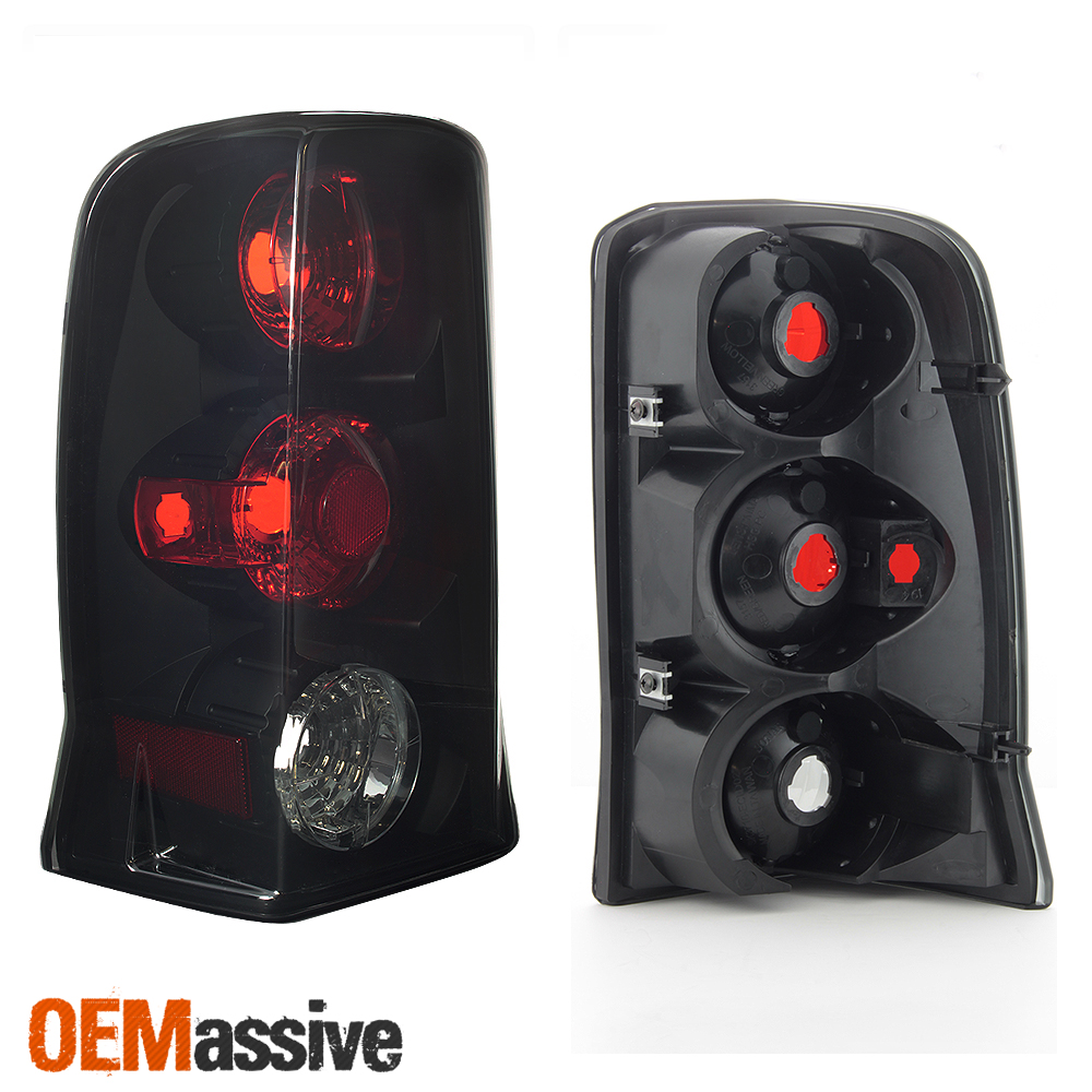 Fits 20022006 Cadillac Escalade Black Smoked Tail Lights 2003 2004